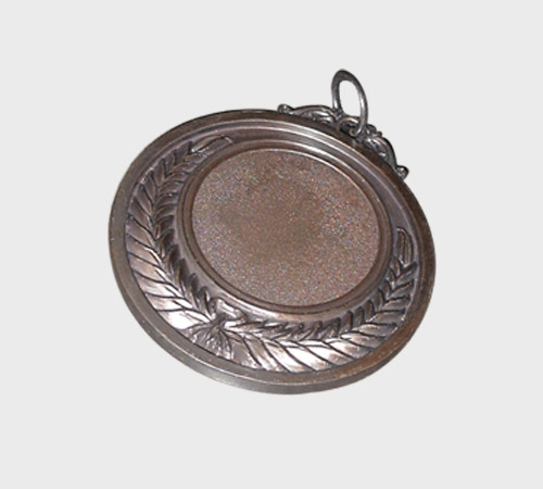 Antique Silver Medal with Laurel Wreath - SKU BM-004 - Metal