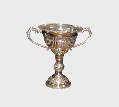 Gadrooned Silver Cup with Acanthus Handles - SKU MT-016 - Metal