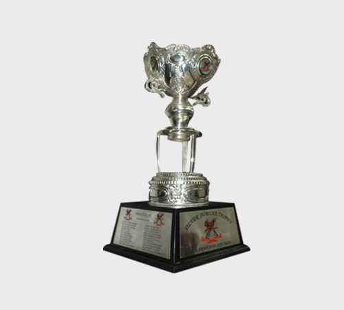 Silver Cup with Ornate Handles and Crystal Stem - SKU MT-042 - Metal