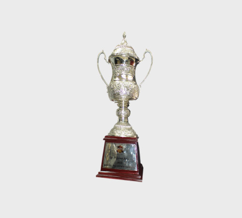 Silver Repousse Bowl Cup on Pedestal - SKU MT-053 - Metal