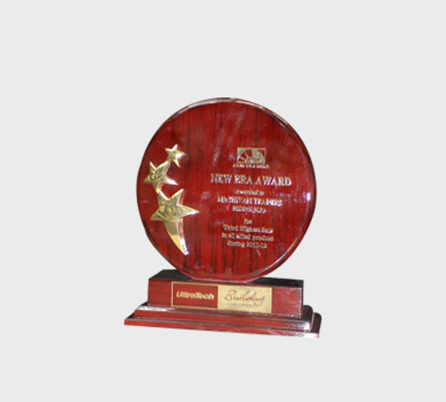 Maroon Wood Disc Plaque with Gold Stars - SKU PAC-041 - Wood