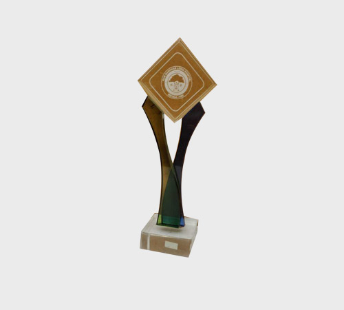Diamond Emblem on Two-Pronged Stand - SKU ST-008 - Acrylic